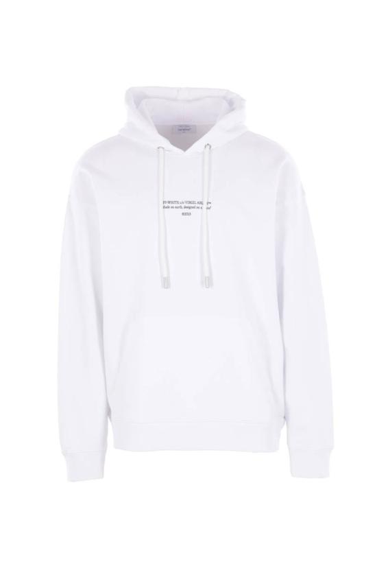 25FW 오프화이트 스웨터 OMBB085F25FLE0160110 WHITE BLACK