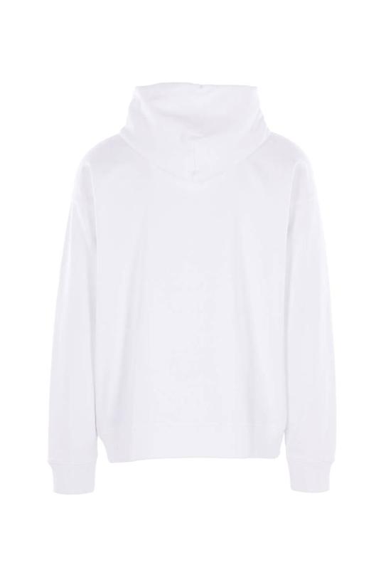 25FW 오프화이트 스웨터 OMBB085F25FLE0160110 WHITE BLACK - OFF WHITE