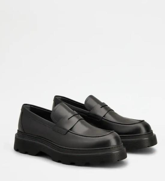 25FW 토즈 로퍼 XXM24L0IL50LYGB999B999 Black - TODS