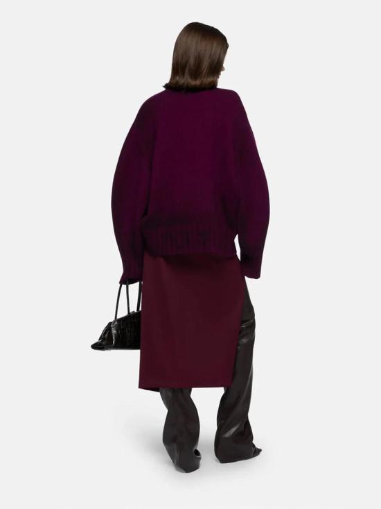 25FW 디 아티코 스웨터 251WCK00126KWS008SP 114BURGUNDY Red - THE ATTICO