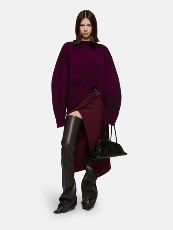 25FW 디 아티코 스웨터 251WCK00126KWS008SP 114BURGUNDY Red - THE ATTICO