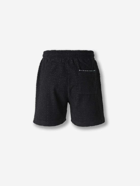 25FW 카사블랑카 숏팬츠 MPF25JTR271 02BLACK STRAIGHT JEANS - CASABLANCA