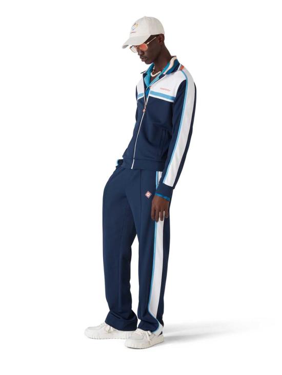 25FW 카사블랑카 숏팬츠 MPF25JTR192 01NAVY WHITE NAVY BLUE - CASABLANCA