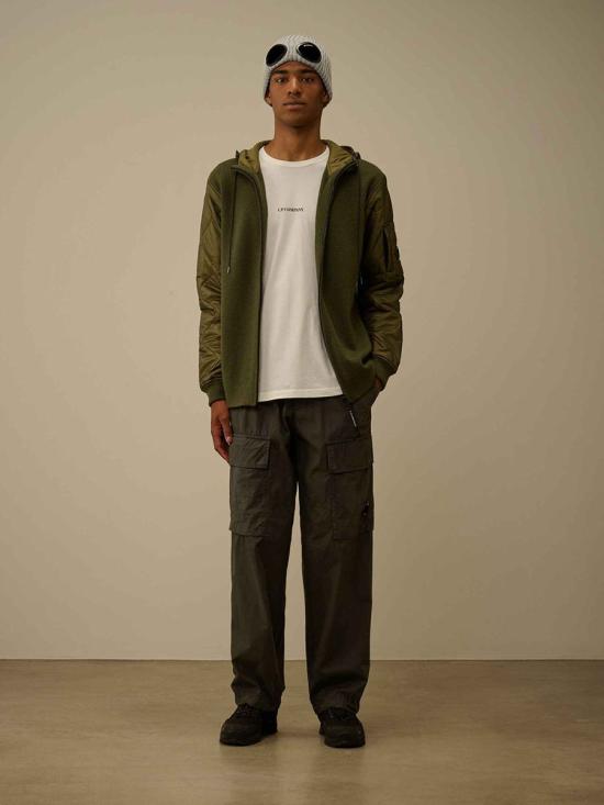 25FW 씨피 컴퍼니 마이크로랩스 박시 카고 팬츠 19CMPA066A110324G 978DARK SHADOW ANTRACITE GREY - C.P. COMPANY