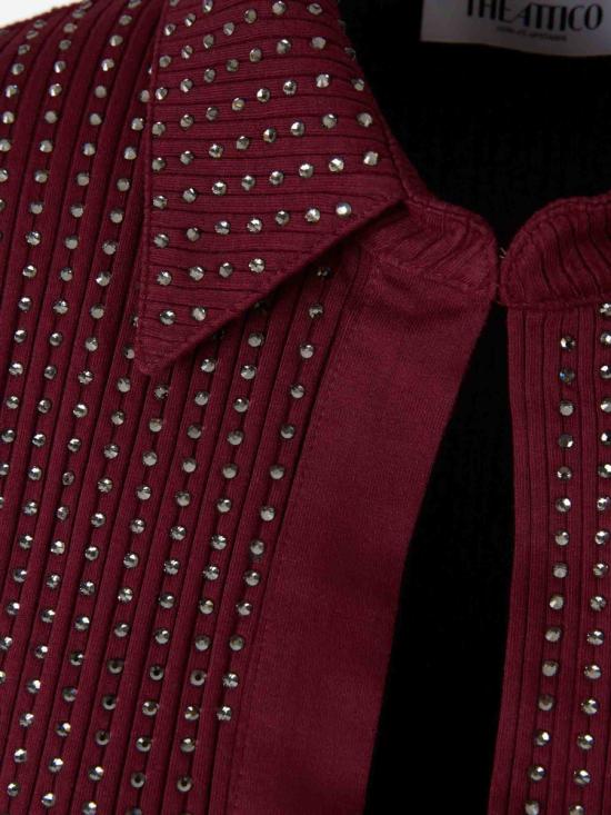 25FW 디 아티코 숏 원피스 251WCA00456JJJ051TR 114BURGUNDY Red - THE ATTICO