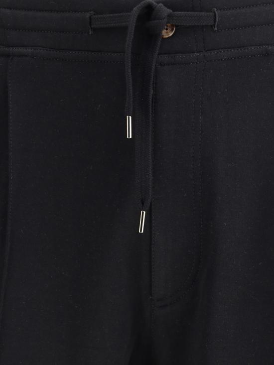 25FW 브루넬로 쿠치넬리 스트레이트 팬츠 MM8313268G C101 BLACK - BRUNELLO CUCINELLI