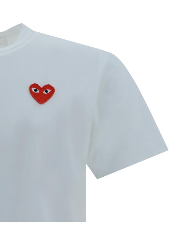 26SS 꼼데가르송 반팔 티셔츠 AXT108051 2 WHITE - COMME DES GARCONS