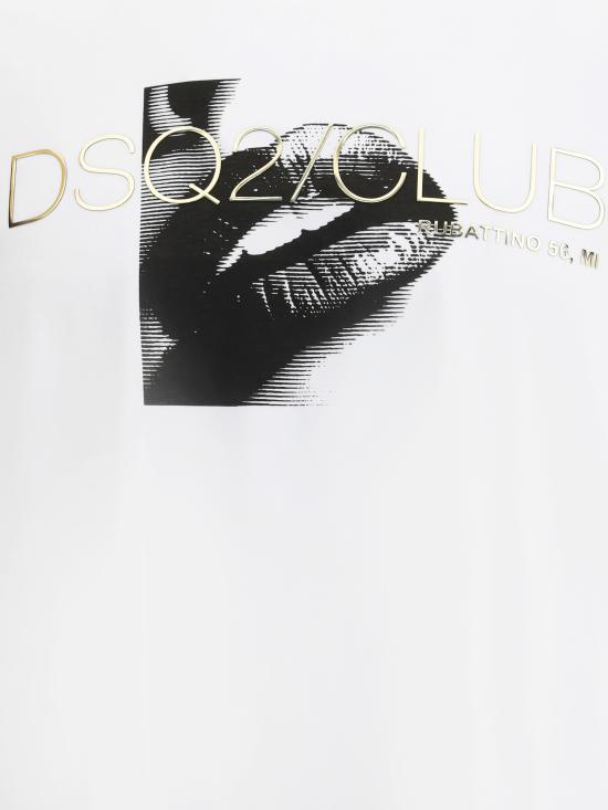 25FW 디스퀘어드2 반팔 티셔츠 S71GD1588D20020 100 WHITE - DSQUARED2