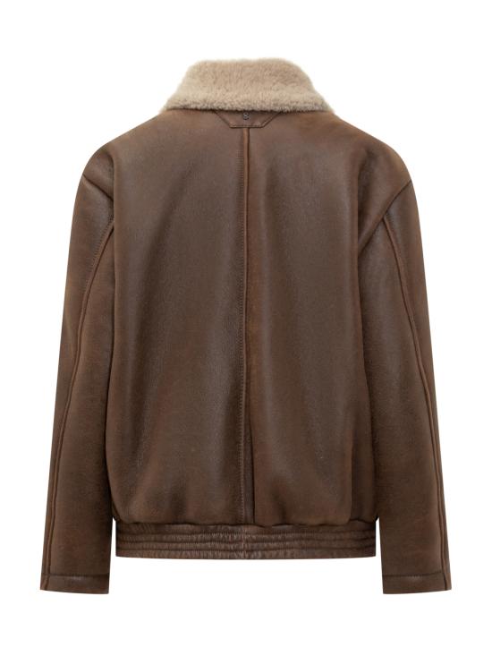 25FW 살바토레 산토로 가죽 자켓 W25SANTD49075D RUST BEIGE - SALVATORE SANTORO