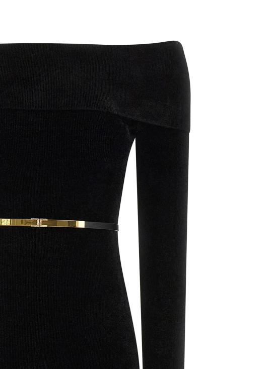 25FW 엘리자베타프랜치 롱 원피스 AM34S57E2110 Black - ELISABETTA FRANCHI