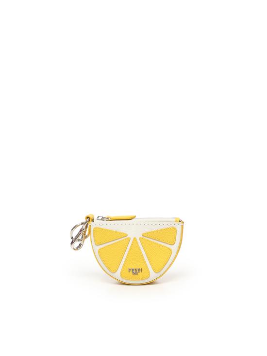 25SS 펜디 키지갑 7AP098 APDQF08NI BIANCO LIMONE PALL