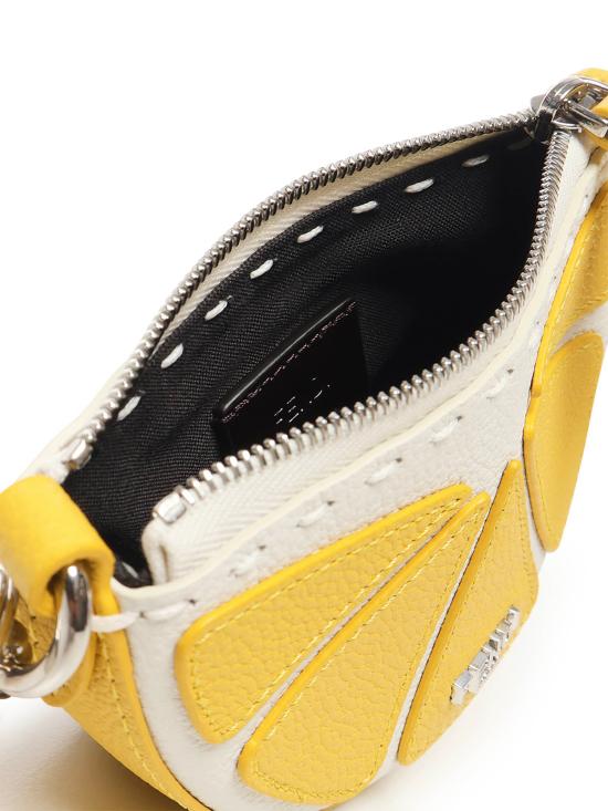 25SS 펜디 키지갑 7AP098 APDQF08NI BIANCO LIMONE PALL - FENDI