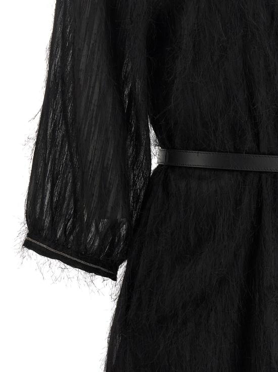 25FW 페세리코 롱 원피스 E02303A04789905 Black - PESERICO