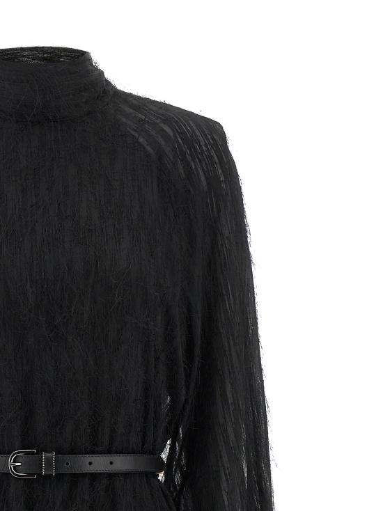 25FW 페세리코 롱 원피스 E02303A04789905 Black - PESERICO