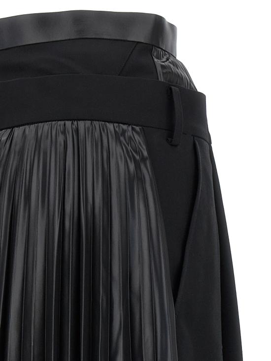 25FW 와타나베 준야 스트레이트 팬츠 JPP0491 Black - JUNYA WATANABE