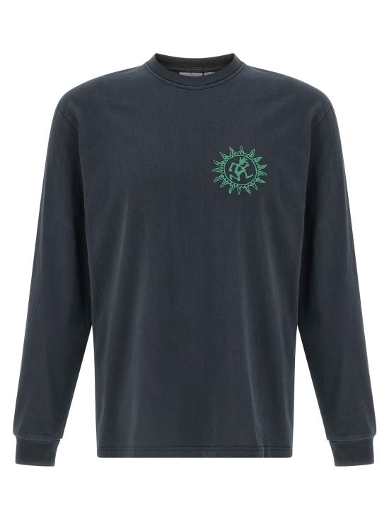 25FW 그라미치 긴팔 티셔츠 G5FUT087NAVYPIGMENT Blue