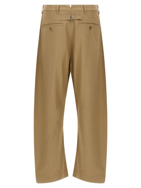 25FW 꼼데가르송 스트레이트 팬츠 HPP0042 Beige - COMME DES GARCONS