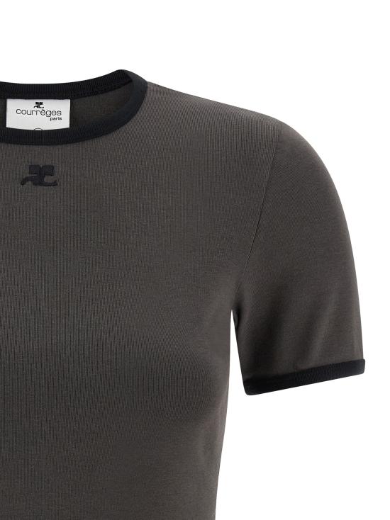 25FW 쿠레쥬 탑 125JTS017JS0203B212 Gray - COURREGES