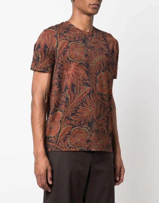25SS 에트로 반팔 티셔츠 1Y0209277200 Brown - ETRO