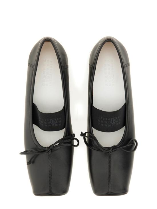  MM6 메종마르지엘라 발레 플랫 슈즈 S59WZ0103 P3628T8013 Black - MM6 MAISON MARGIELA