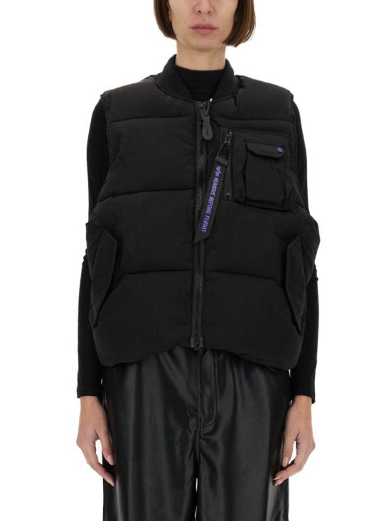  알파 패딩 조끼 148138UV 03 Black
