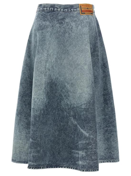 25FW 디젤 데님 스커트 A21423007DA01 BLUE - DIESEL