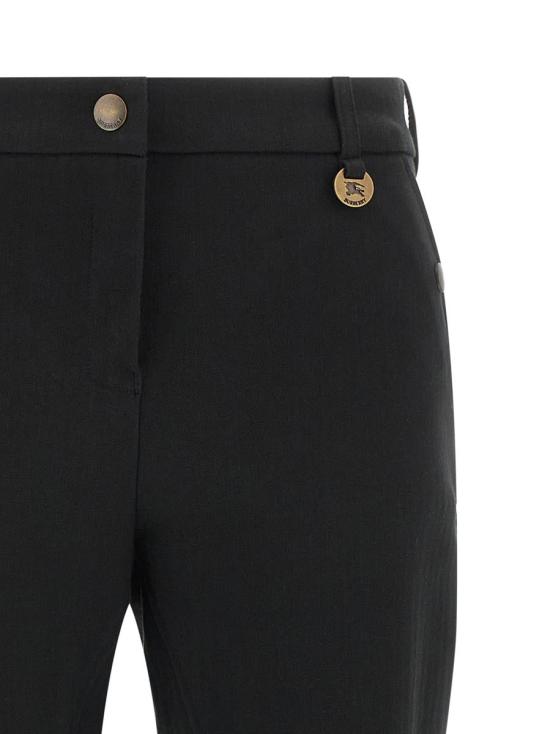  버버리 헤링본 스트레치 코튼 조드퍼 팬츠 8114845BLACK Black - BURBERRY