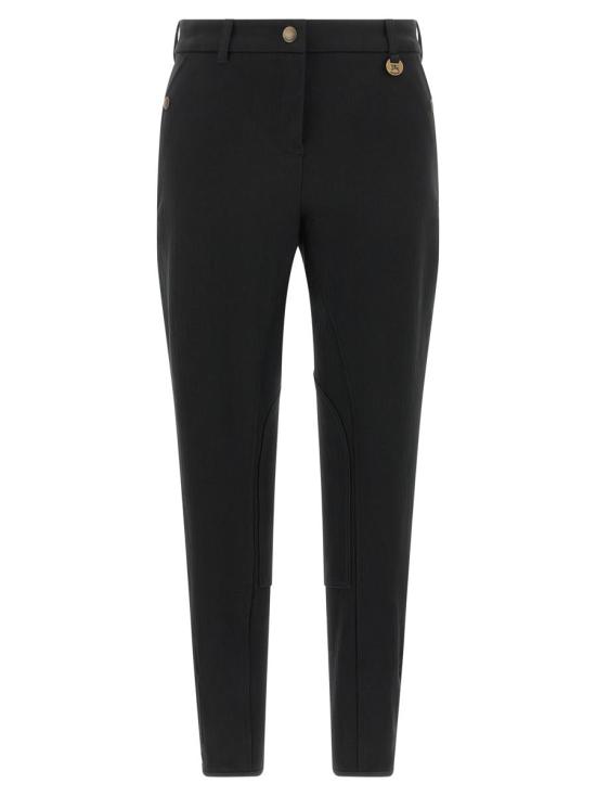  버버리 헤링본 스트레치 코튼 조드퍼 팬츠 8114845BLACK Black