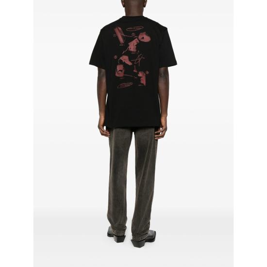 25FW 데일리 페이퍼 반팔 티셔츠 2521117 GUIDE BLACK - DAILY PAPER