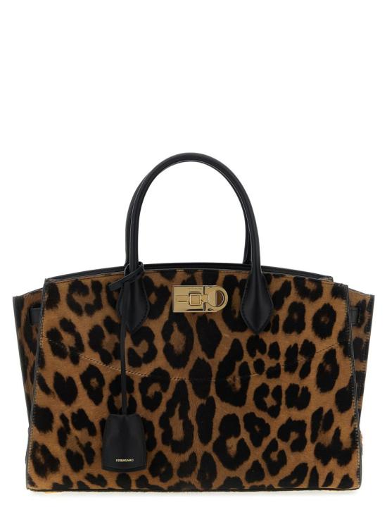  살바토레 페라가모 토트백 786019NATURALE BROWN