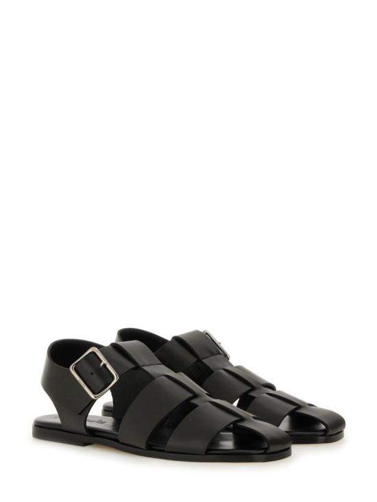 25SS 에이드 샌들 KYAS08FL182 BLACK - AEYDE