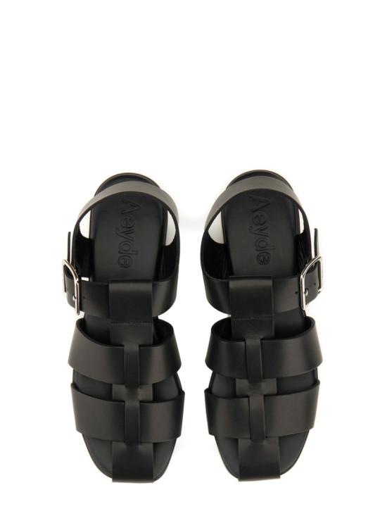 25SS 에이드 샌들 KYAS08FL182 BLACK - AEYDE