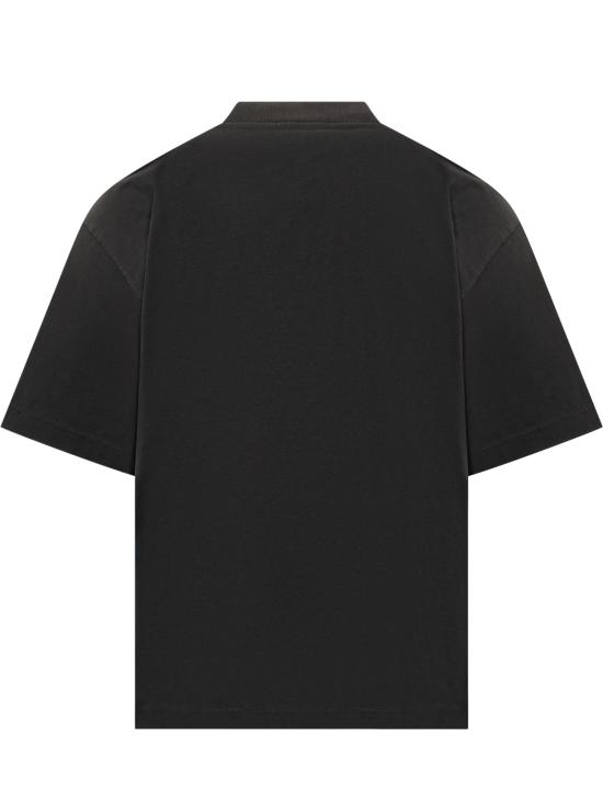 25FW 오프화이트 반팔 티셔츠 OMAA120F25JER011 1001 BLACK WHITE - OFF WHITE