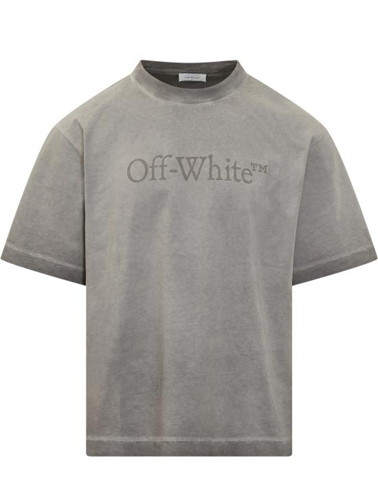 25FW 오프화이트 반팔 티셔츠 OMAA120F25JER00Q 1212 BLACK DEGRADE