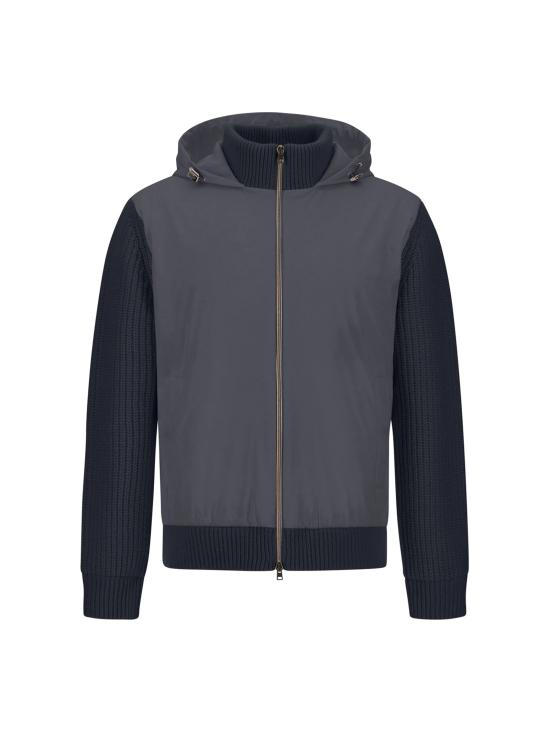 26FW 에르노 콘 카디드 울 G.5 & 포넨테 트래블 나일론 리조트 카디건  MC00048UR70146 9200 BLU