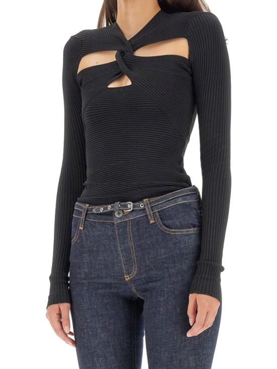  필로소피 긴팔 티셔츠 04865702 0555 Black - PHILOSOPHY