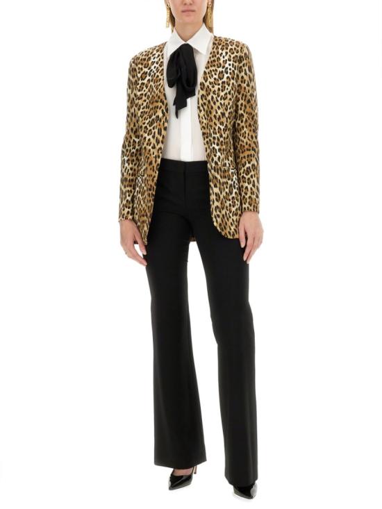  모스키노 스트레이트 팬츠 03155524 0555 Black - MOSCHINO