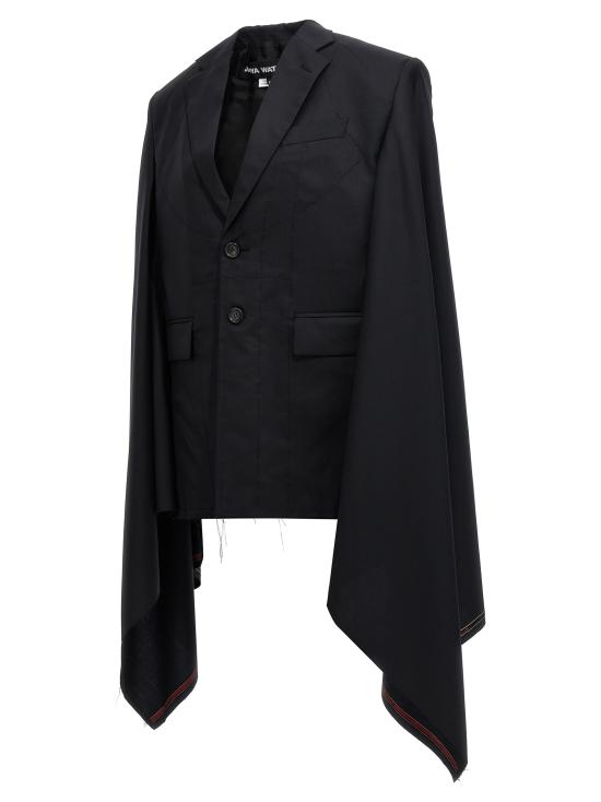  와타나베 준야 케이프 JKJ0030511 Black - JUNYA WATANABE
