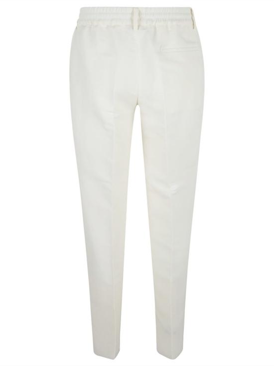  버버리 스트레이트 팬츠 8088801 A7051 White - BURBERRY