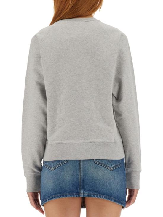  메종키츠네 긴팔 티셔츠 LW00301KM0001 LIGHTGREYMELANGE Grey - MAISON KITSUNE