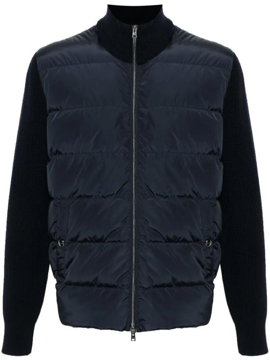 25FW 에르노 콘 스티치 울 & 핀갈 카디건 MP000126U 70061 9200 BLU NAVY