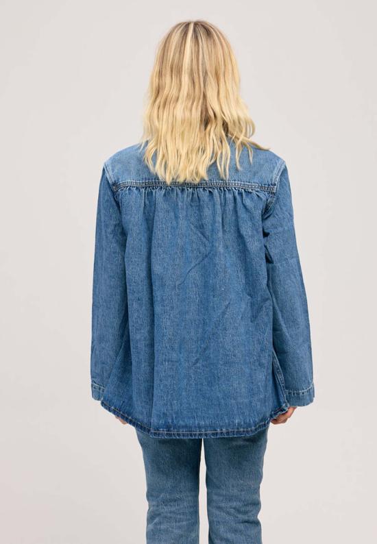  에티카 데님 자켓 ética Sonora 보헤미안 반 재킷 - ETICA