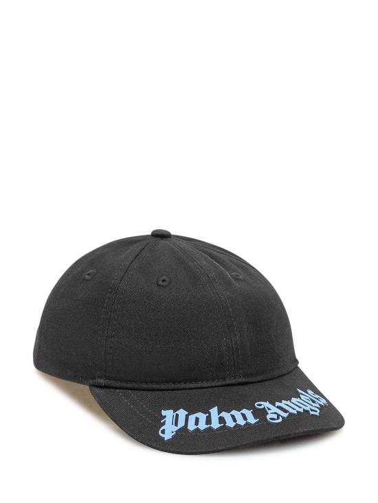 25FW [키즈] 팜앤젤스 모자 PBLB002F25FAB001 1040 BLACK LIGHT BLUE - PALM ANGELS