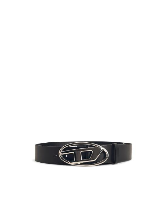 26FW 디젤 B-1DR W 레더 벨트 D 버클 X08727 PR666H6528 Black