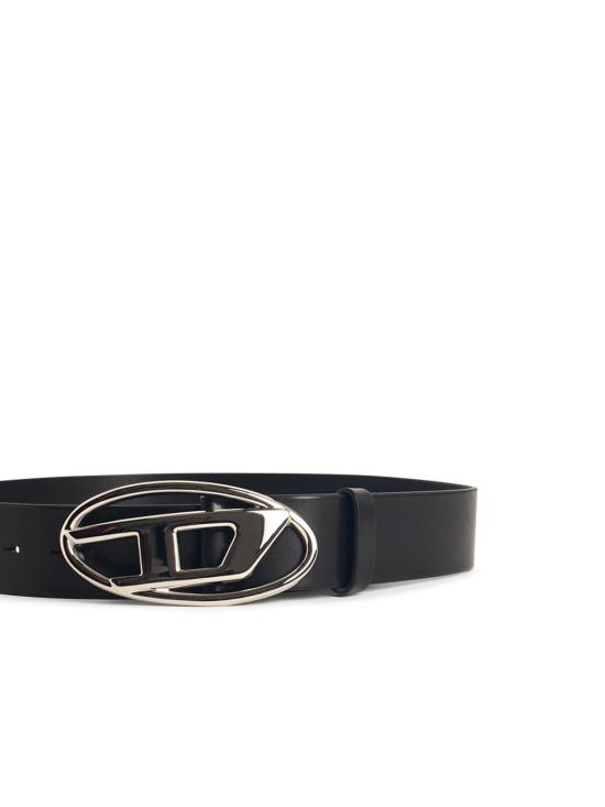 26FW 디젤 B-1DR W 레더 벨트 D 버클 X08727 PR666H6528 Black - DIESEL