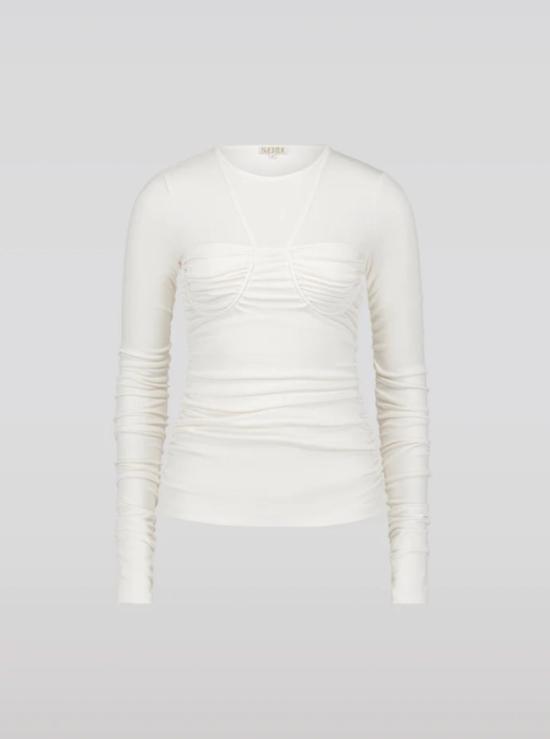  샘디 민소매 티셔츠 피티드 브라탑