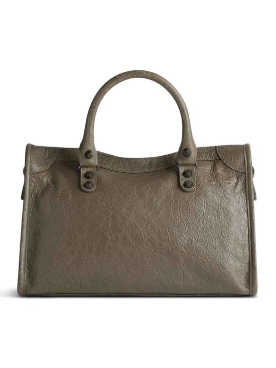 26SS 발렌시아가 르 시티 스몰 백 볼케닉 락 8114422ABEK3258 Dark Green - BALENCIAGA