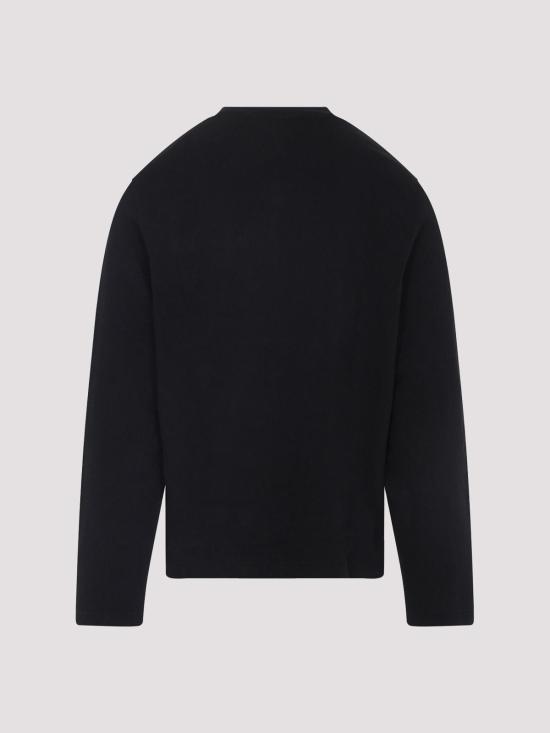  자크뮈스 그로그랭 로고 긴팔 티셔츠 TSM00570AJ00226990 Black - JACQUEMUS