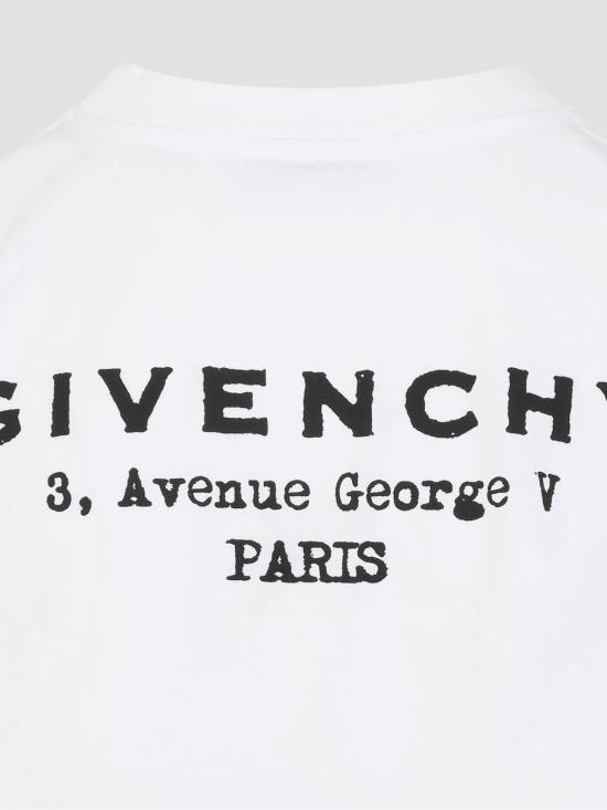  지방시 반팔 티셔츠 BW70FKP75N100 White - GIVENCHY