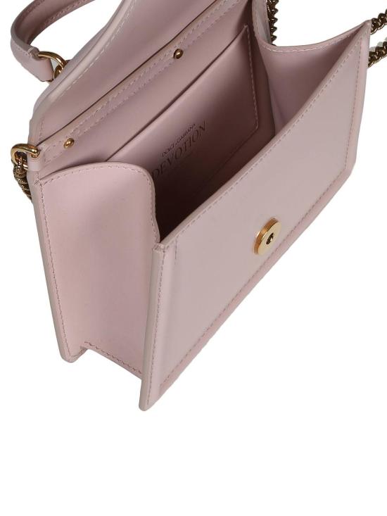 26SS 돌체앤가바나 스몰 스무스 카프스킨 디보션 백 BB6711AV89380412 Light Pink - DOLCE & GABBANA